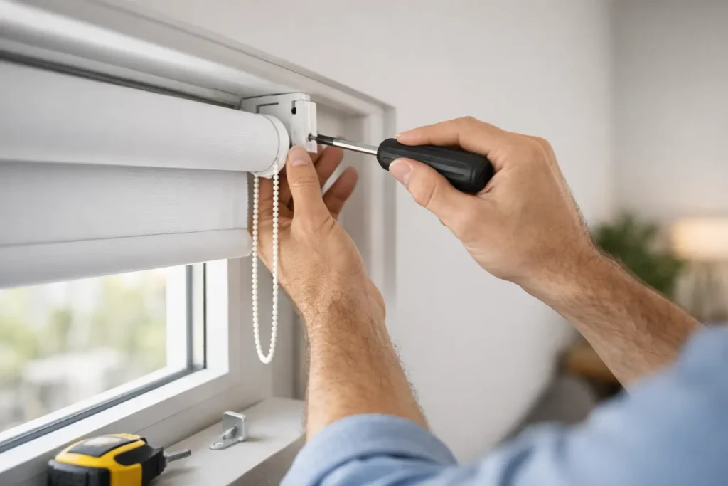 Instalación de cortinas roller sin errores