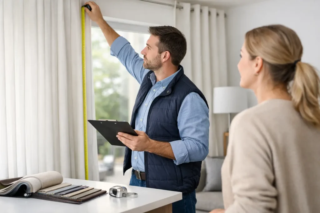 Medición de cortinas a domicilio: qué revisar