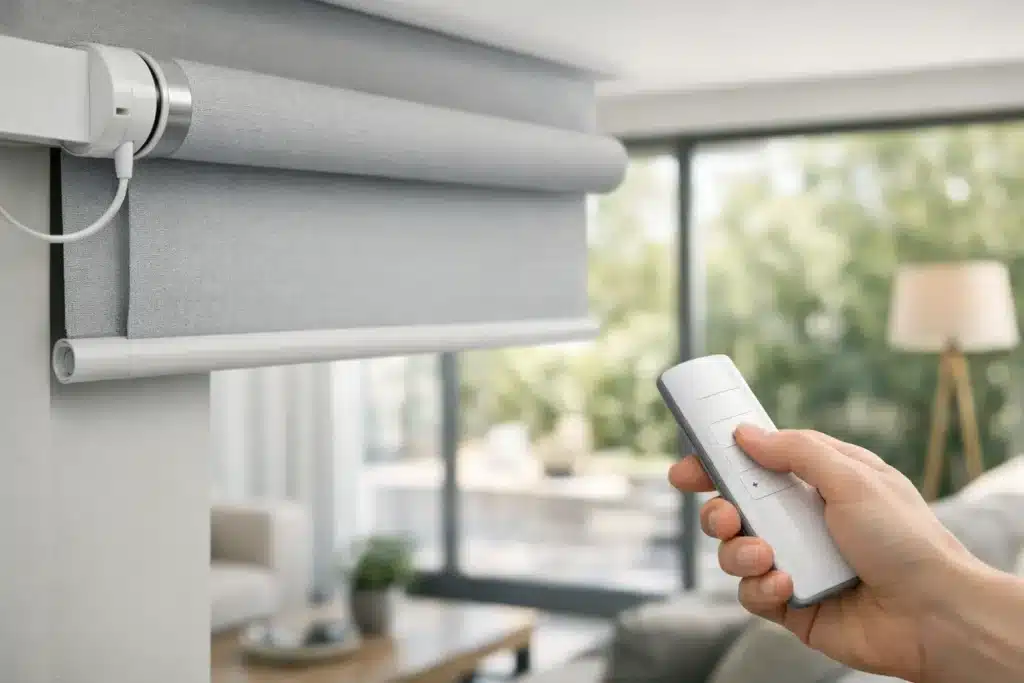 Motorización para cortinas roller: qué valorar
