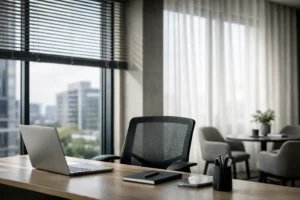 Cortinas para oficina moderna: qué elegir