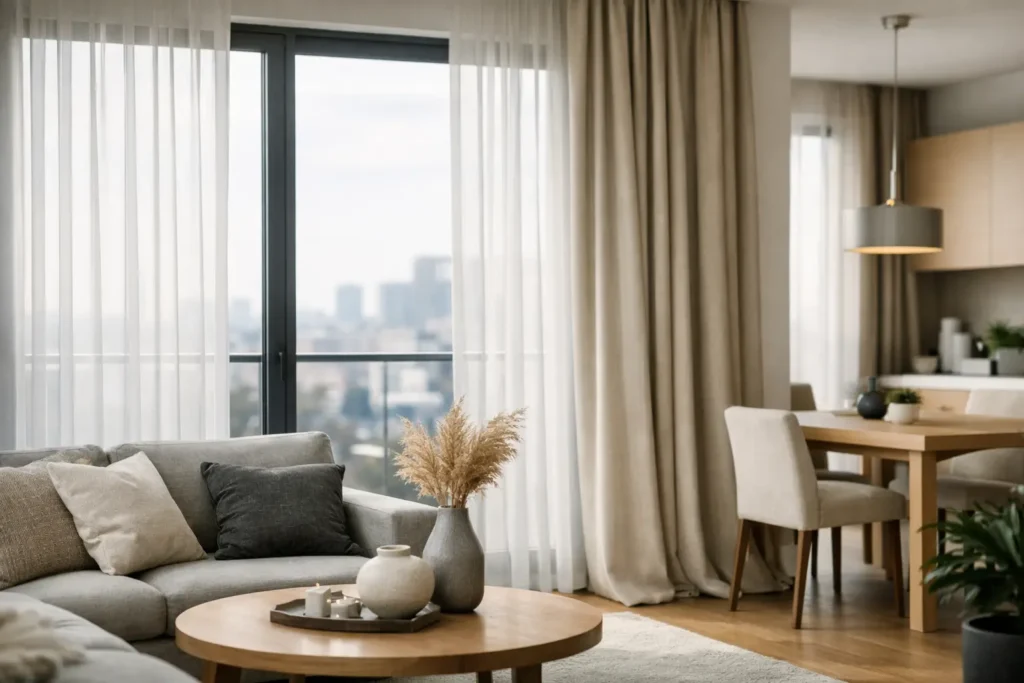 Cortinas para departamento nuevo bien elegidas