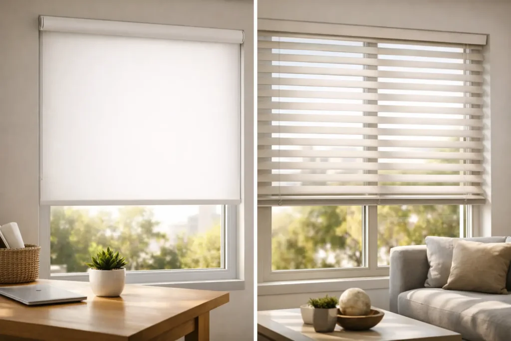 Cortinas roller o persianas: cuál elegir