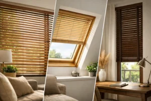Cómo elegir persianas de madera para cada ventana
