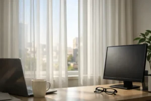 Cortinas para reducir reflejo sin oscurecer